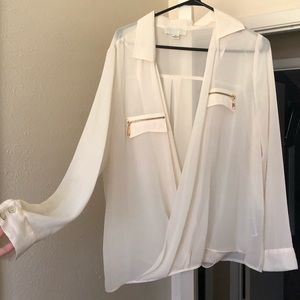 Cream color blouse
